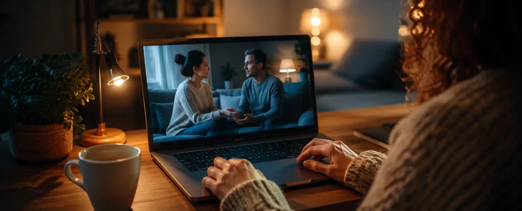 Resolution Sugarylove.net Conflict — What It Means,What Happened, and What It Teaches Us Person researching resolution sugarylove.net conflict and relationship advice on a laptop